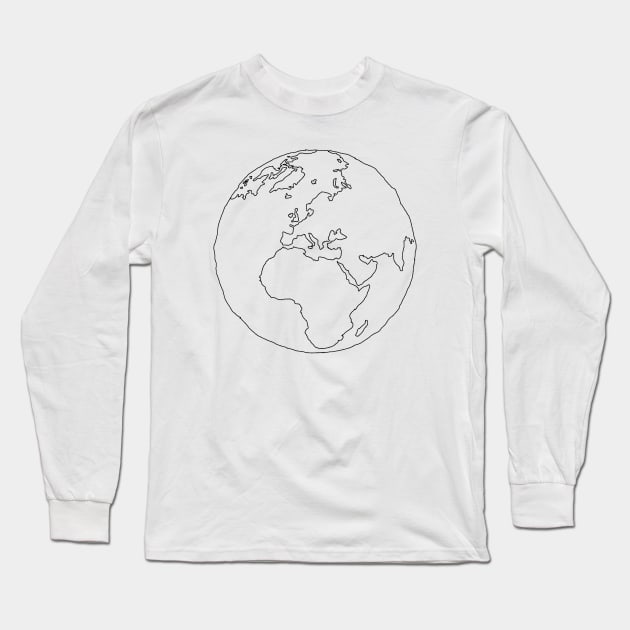 Planet Earth Long Sleeve T-Shirt by mareescatharsis